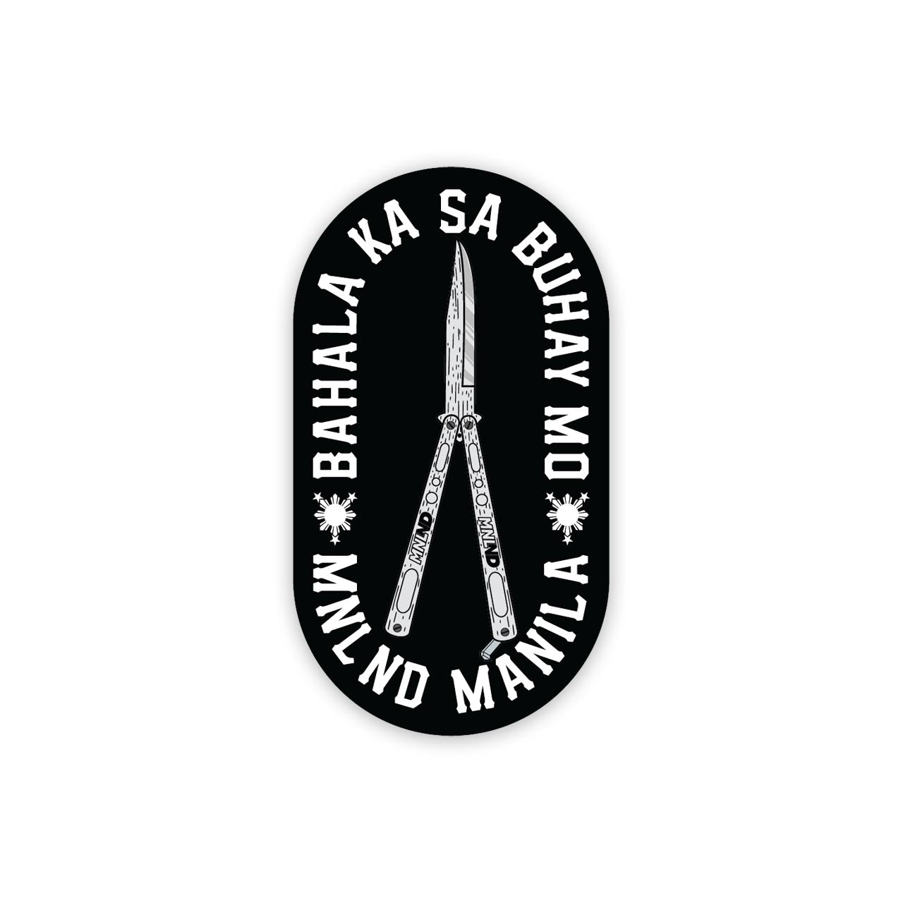 Balisong - 3 inch sticker