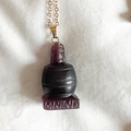 Barrel Man Necklace - Ube
