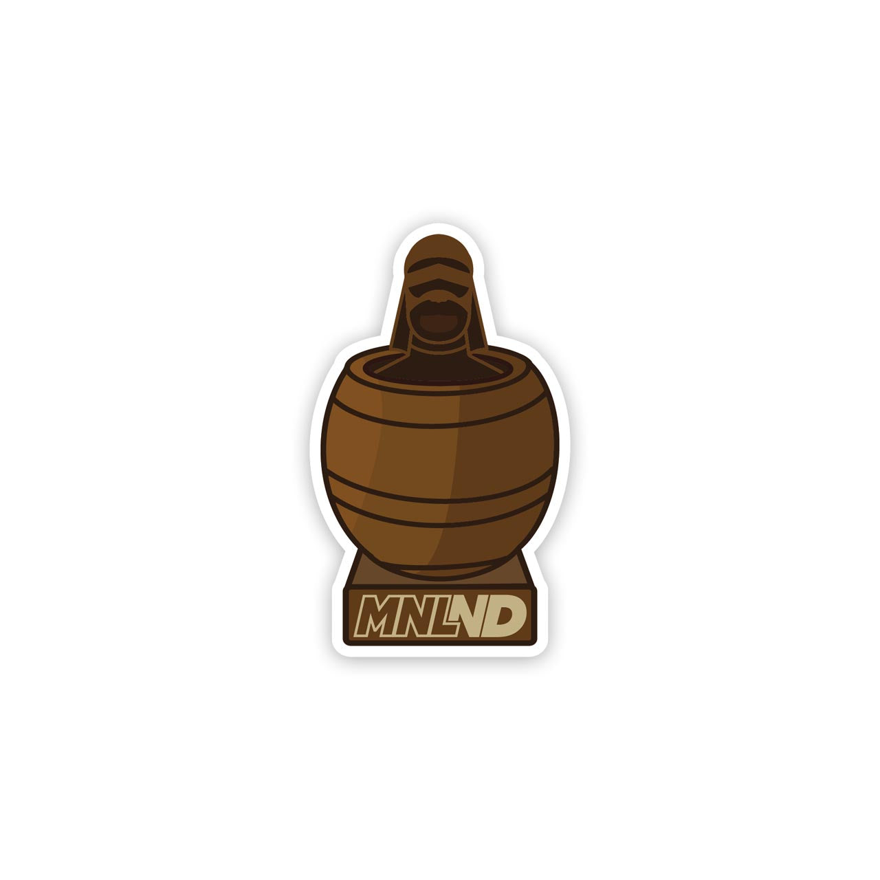 Barrel Man - 3 inch sticker