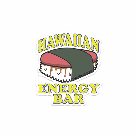 Hawaiian Energy Bar - 3 inch decal