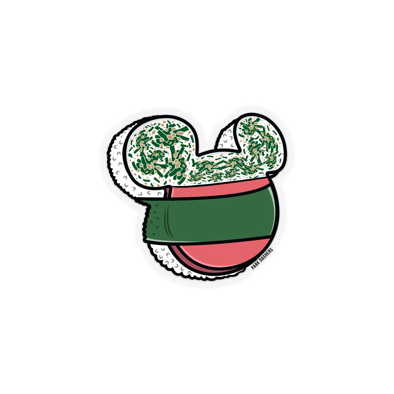 Musubi Ears - 3 inch Sticker