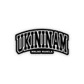 Ukininam - Black - 4 inch sticker