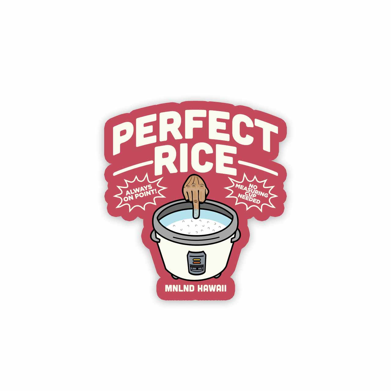 Perfect Rice - 3 inch sticker