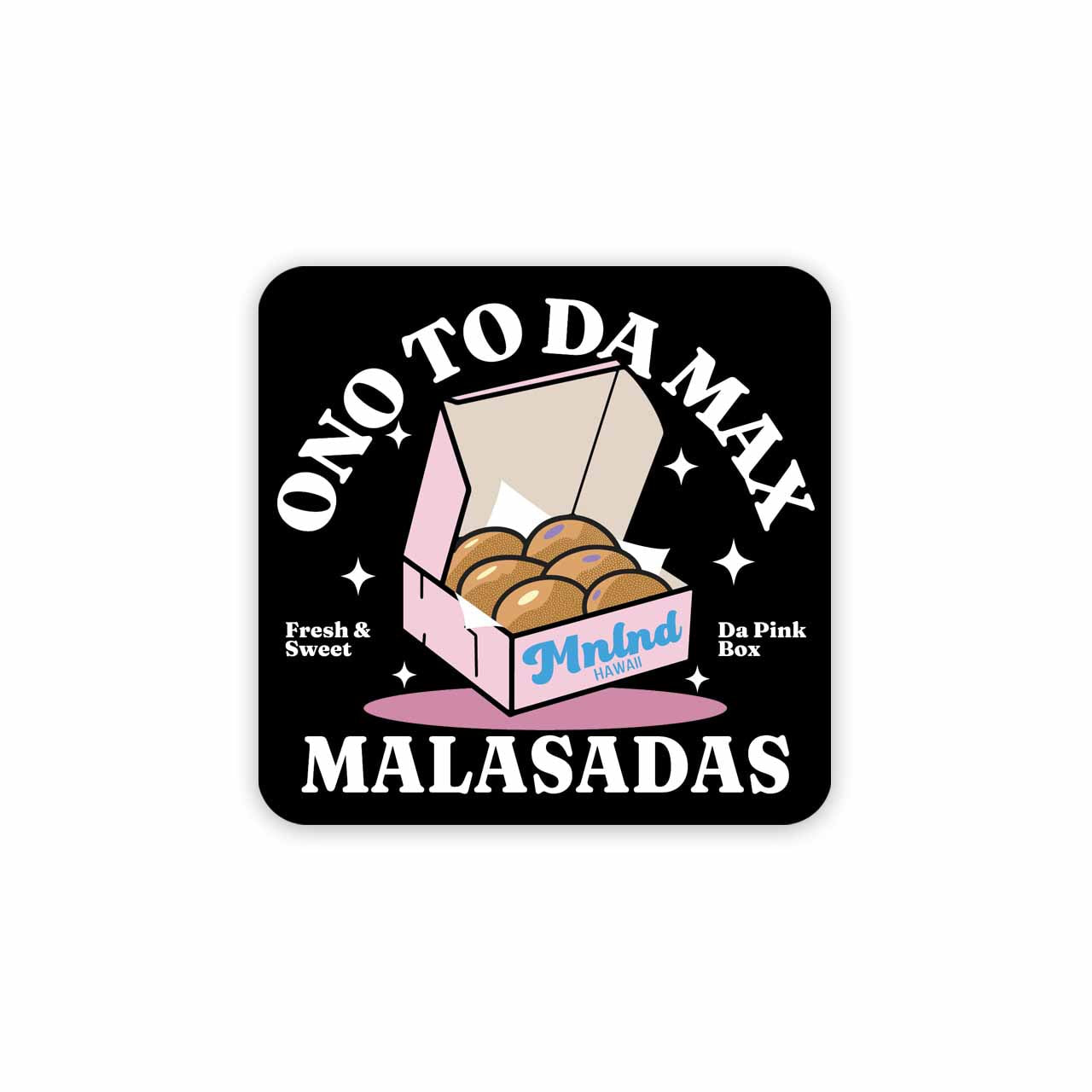 Malasadas - 3 inch sticker