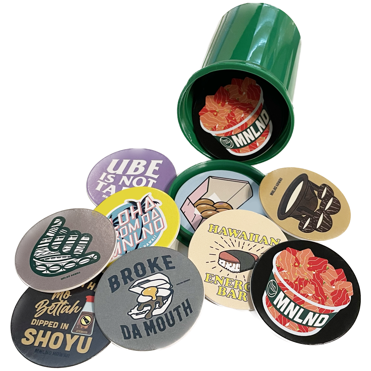 MNLND POGS w/ Case