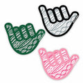 Tribal Shaka - 3 inch sticker