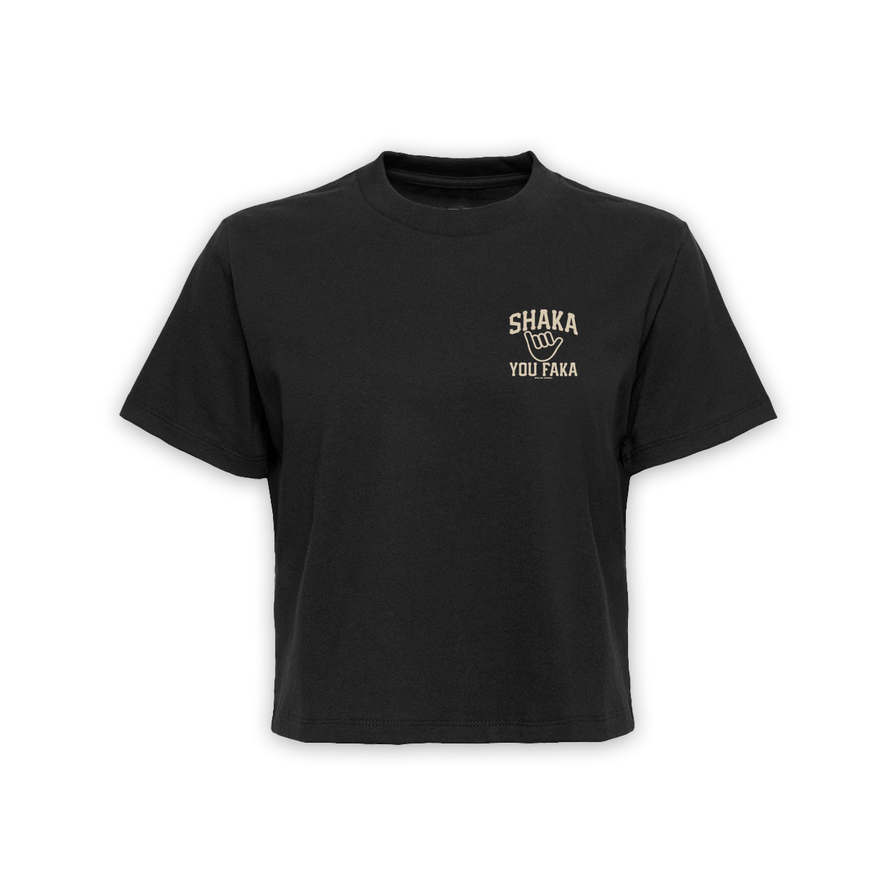 Shaka You Faka Crop Tee