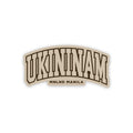 Ukininam - Brown - 4 inch sticker